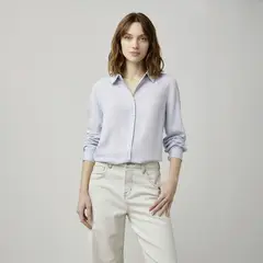 UNIVERSITY CLUB - Camisa Mujer Manga larga