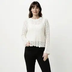 NEWPORT - Saco Mujer Tejido