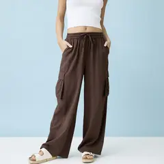 DOO - Pantalón Cargo Mujer Tiro medio Australia