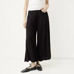 SYBILLA - Pantalón Culotte Mujer Tiro medio