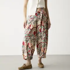 BASEMENT - Pantalón Mujer Tiro medio con Estampado