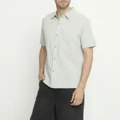 BEARCLIFF - Camisa Hombre Manga Corta de Algodón