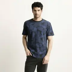 NEWPORT - Camiseta Hombre con Estampado de Algodón