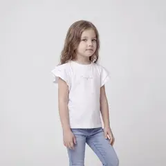 CONIGLIO - Camiseta para Niña Manga corta de Algodón