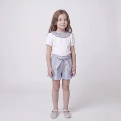 CONIGLIO - Camiseta para Niña Manga corta de Algodón