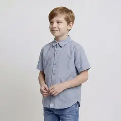 CONIGLIO - Camisa Para Niño Manga corta de Algodón