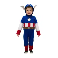 MARVEL - Disfraz para niño Capitán America Bebé superhéroe