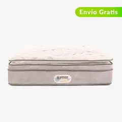 AMERICANA DE COLCHONES - Colchón Queen Firme Ortopédico Resortado con Pillow Non Flip 160 X 190 cm