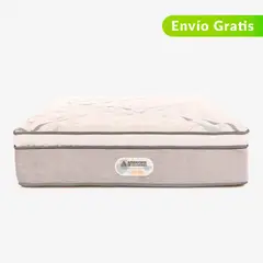 AMERICANA DE COLCHONES - Colchón Doble Firmeza Media Ortopédico Resortado con Pillow Non Flip 140 x 190 cm