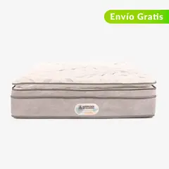 AMERICANA DE COLCHONES - Colchón Semidoble Firme Ortopédico Resortado con Pillow Best Dream 120 x 190 cm + Almohada - 0% Interés a 3, 6 o 12 Cuotas Pagando con tu CMR Banco Falabella