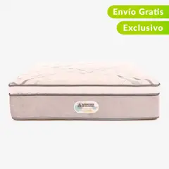 AMERICANA DE COLCHONES - Colchón Semidoble Firmeza Media Ortopédico Resortado con Pillow Best Dream 120 x 190 cm + Almohada - 0% Interés a 3, 6 o 12 Cuotas Pagando con tu CMR Banco Falabella