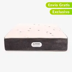 AMERICANA DE COLCHONES - Colchón Sencillo Firmeza Media Ortopédico Resortado American Silver 100 x 190 cm + Almohada - 0% Interés a 3, 6 o 12 Cuotas Pagando con tu CMR Banco Falabella