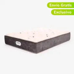 AMERICANA DE COLCHONES - Colchón Doble Firmeza Media Ortopédico Resortado American Silver 140 x 190 cm + Almohada - 0% Interés a 3 Cuotas Pagando con tu CMR Banco Falabella