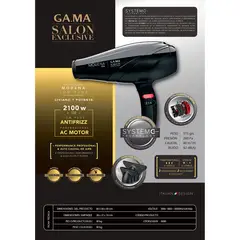 GAMA - Secador de cabello SE BECHD0000001668 Número de velocidades 2