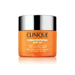 CLINIQUE - Crema hidratante Superdefense SPF 25 Fatigue + 1st Signs Of Age Multi-Correcting Cream. Piel Mixta ¿ Grasa 50 ml