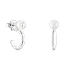 TOUS - Aretes Para Mujer con Pearl kaos Icon Plata