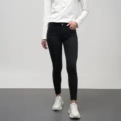 BASEMENT - Jean Skinny para Mujer Tiro medio de Algodón