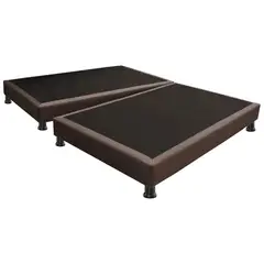 DORMILANDIA - Base Cama Dividida Tamaño King en Madera, 200 x 200 cm