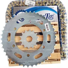 GENERICO - Kit arrastre Yamaha Mt 03 cadena dorada cassarella