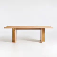 CRATE & BARREL - Mesa de comedor Paradox 8 puestos en Madera roble