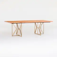 CRATE & BARREL - Mesa de comedor Hayes 8 puestos en Acacia