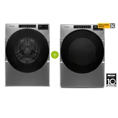 WHIRLPOOL - Combo Lavadora Carga frontal 23 kg 7MWFW6605MC + Secadora Gas natural 23 kg 7MWGD6605MC