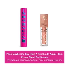 MAYBELLINE - Pack Sky High A Prueba de Agua + Sun Kisser Blush Sol Search