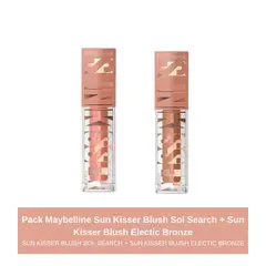 MAYBELLINE - Pack Sun Kisser Blush Sol Search + Sun Kisser Blush Electic Bronze