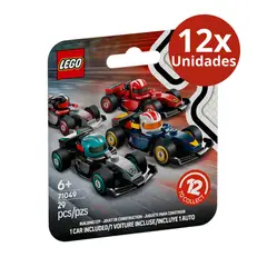 LEGO - LEGO: Combo Mini Carro F1 coleccionbale x 12 unidades