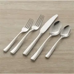 CRATE & BARREL - Cubiertos Couture de 4 Puestos (20 Piezas)