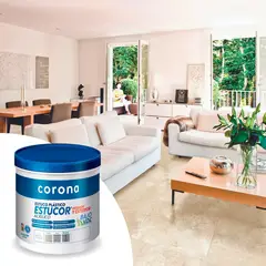 CORONA - Estuco Estucor Plástico Interior/ Exterior 5 Galones