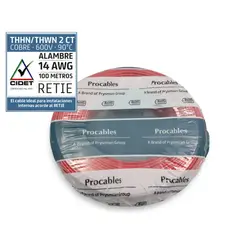 PROCABLES - Alambre #14 100 Metros Rojo