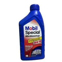MOBIL - Aceite 25W50 Cuarto Alto Kilometraje