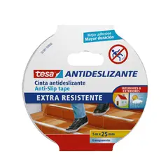 TESA - Cinta Antideslizante Transparente 5M X 24Mm