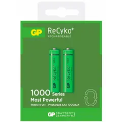 GP - Pila Recargable AAA 1000Mah X2Und