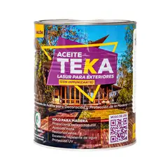 GENERICO - Aceite Teka Inmunizante y humectante para madera 1 GL