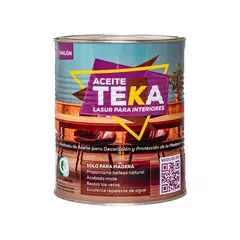 GENERICO - Aceite Teka Humectante natural para madera 1 GL