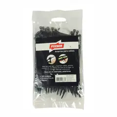 FIXSER - Amarre Negro 2,4 X 96 Mm 100 Unidades