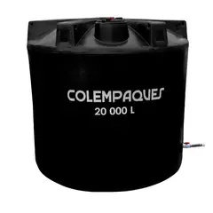 COLEMPAQUES - Tanque de Agua Cilíndrico 20.000 Litros