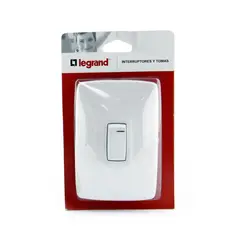 LEGRAND - Pulsador Timbre Luz Piloto Blanco Arquea
