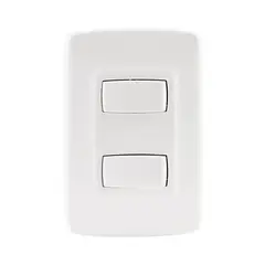 LEGRAND - Interruptor Doble Arquea Blanco