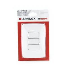 LEGRAND - Interruptor Triple Arquea Blanco