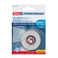TESA - Cinta Doble Faz Espejos 1.5M X 19Mm