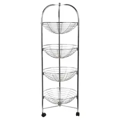 undefined - Multiestante 4 canastas cromado