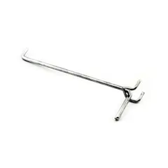 FIXSER - Gancho Exhibidor Galvanizado 20cm 10Und