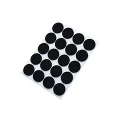 FIXSER - Antideslizante Caucho Circulo Negro 18X18Mm 20Und