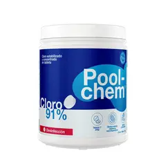 POOLCHEM - Cloro 90% Tabl 20Gr X50Und