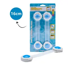 FERRENOVO - Banda Seguridad Gabinetes 16 Cm 2Und