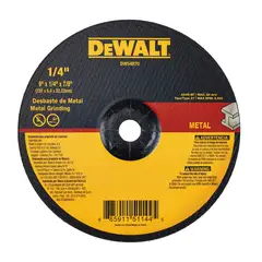 DEWALT - Disco Abrasivo Desbaste Metal 9 X 1/4 Ref DW44870