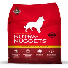 NUTRA NUGGETS - Alimento Seco Para Perro Cordero Y Arroz 3kg